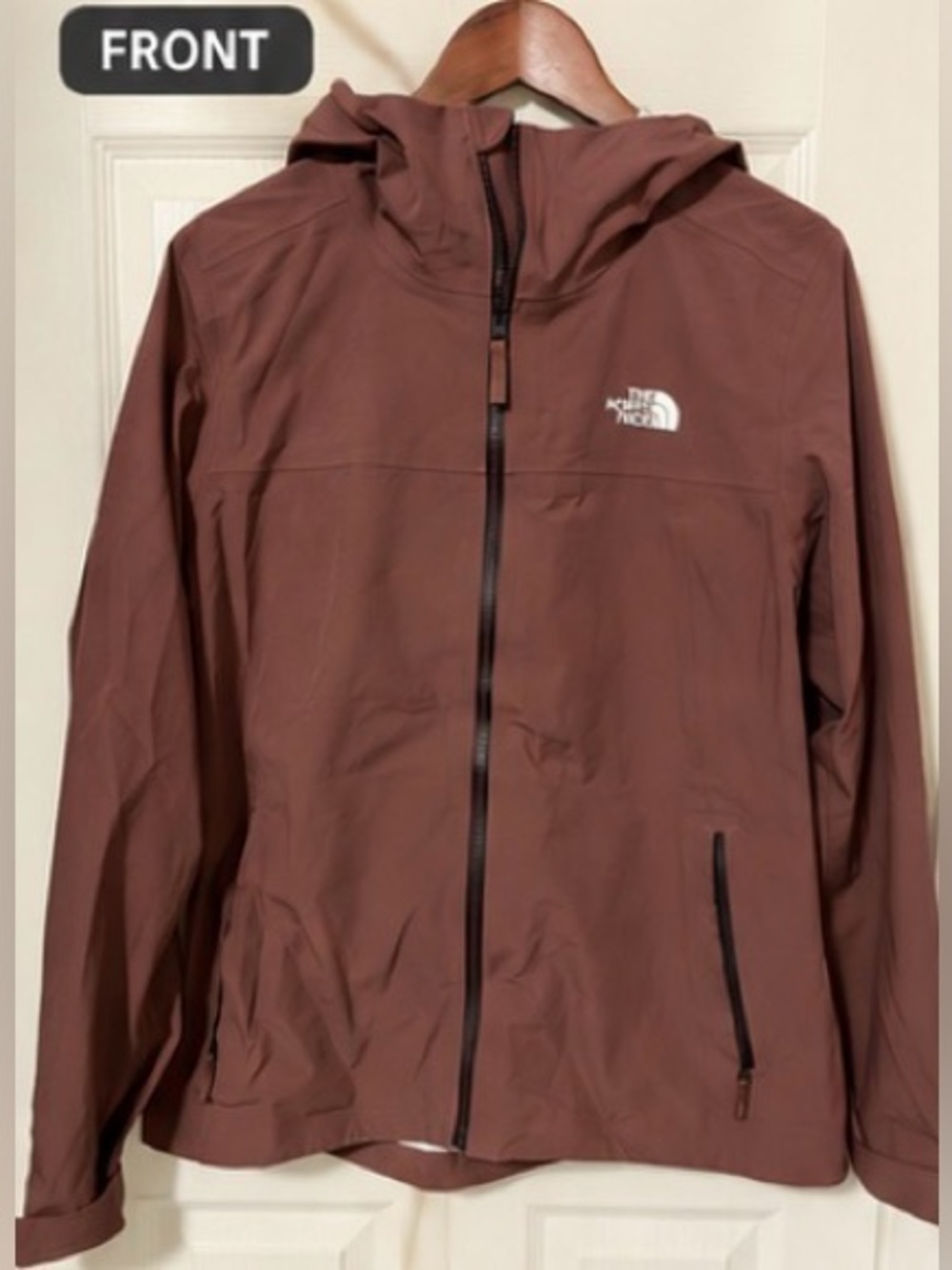 The North Face Women's Hooded Shell Jacket —mauve color